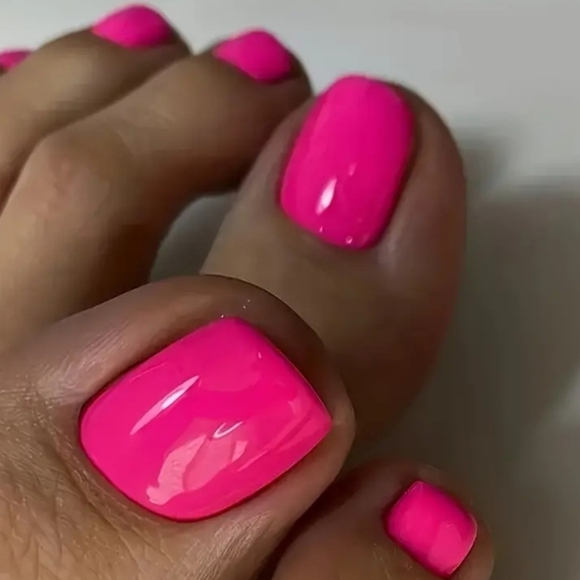 24 Pieces Fake Toe press on nails - Picture 1 of 5